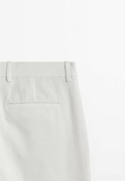Massimo Dutti Studio-Darted Wide Fit- Chinos - White -Massimo Dutti Shop 6a9bafb05f7e4fe3abe75c455dd96fde