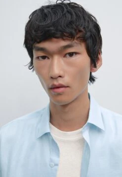 Massimo Dutti LIGHTWEIGHT - Shirt - Mottled Light Blue -Massimo Dutti Shop 6ac0b4a643b646619b484ada24de74db