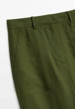 Massimo Dutti With Pockets - Trousers - Green -Massimo Dutti Shop 6acf6537b65146c0a8b438a8c1cc4fcc