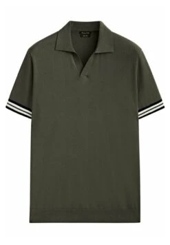Massimo Dutti Contrast Short Sleeve - Polo Shirt - Khaki 15 Massimo Dutti Contrast Short Sleeve - Polo Shirt - Khaki -Massimo Dutti Shop 6aee823c19634bcb87c56209f92a6a94