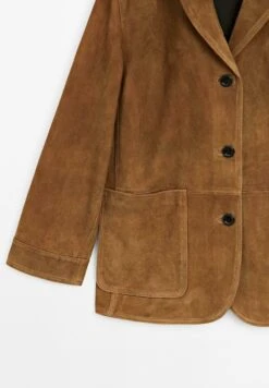 Massimo Dutti SUEDE FINISH WITH PATCH POCKETS - Leather Jacket - Camel 20 Massimo Dutti SUEDE FINISH WITH PATCH POCKETS - Leather Jacket - Camel -Massimo Dutti Shop 6baab680155441d6a835ffd5b85c2668