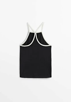 Massimo Dutti With Contrast Straps - Top -Massimo Dutti Shop 6bb5a9cdd7c845558b05d6ab566aca18