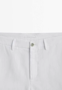 Massimo Dutti Bermuda - Shorts - White -Massimo Dutti Shop 6bbc3a63d57c47a39fd00aad09a98035