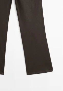 Massimo Dutti FLARE FIT CROPPED - Trousers - Mottled Dark Brown -Massimo Dutti Shop 6c61d3a053664d24acc4b36cb0ff8846