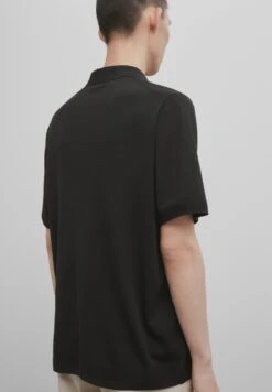 Massimo Dutti Studio - Blend - Polo Shirt - Black -Massimo Dutti Shop 6ca8286fda47483cb37ee0724c7e6de7