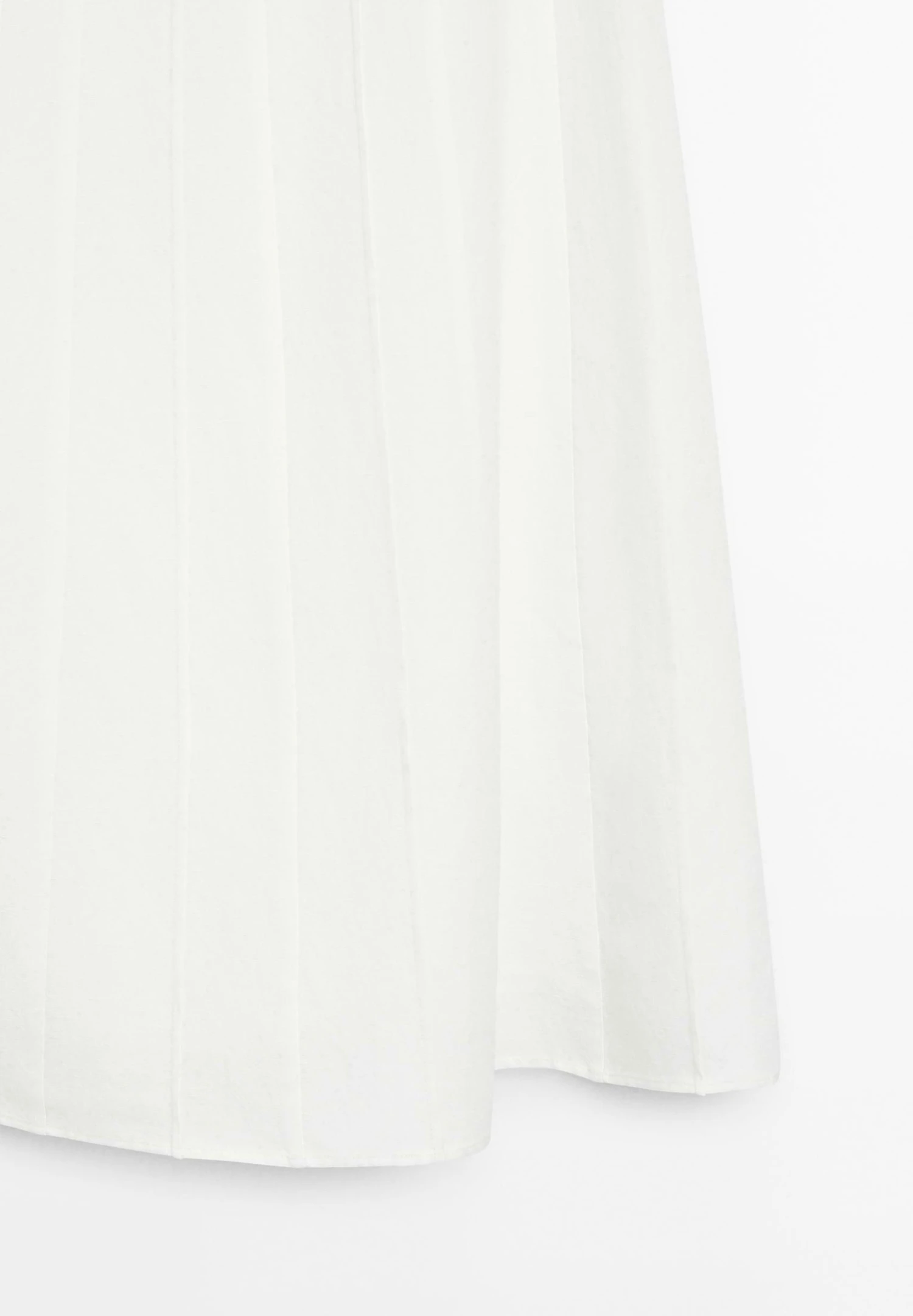 Massimo Dutti GODET MIDI WITH SEAM DETAILS - A-line Skirt - White 11 Massimo Dutti GODET MIDI WITH SEAM DETAILS - A-line Skirt - White - Image 9