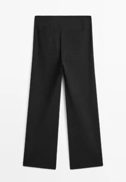 Massimo Dutti MID-WAIST STRAIGHT-LEG - Trousers - Black 16 Massimo Dutti MID-WAIST STRAIGHT-LEG - Trousers - Black -Massimo Dutti Shop 6ccedb1d8c784b7588bc553410591b62