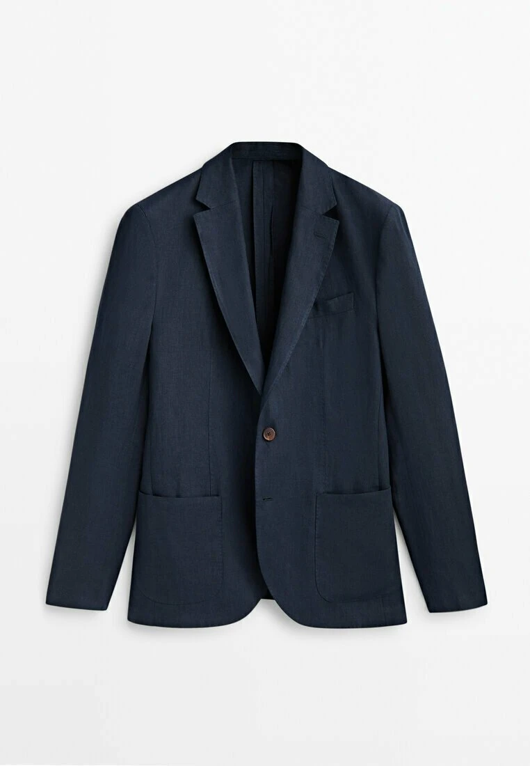Massimo Dutti Blazer Jacket - Blue Denim 12 Massimo Dutti Blazer Jacket - Blue Denim - Image 10