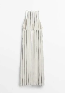 Massimo Dutti Striped Flowing Strappy Midi - Maxi Dress -Massimo Dutti Shop 6d0beb5dfd3040bc81d008aa11934cc6