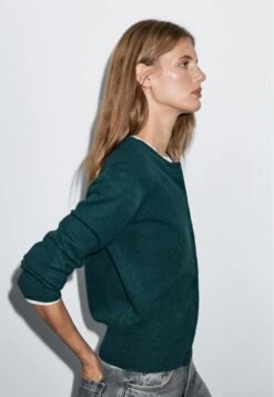 Massimo Dutti BUTTONED WITH CREW NECK - Cardigan - Dark Blue -Massimo Dutti Shop 6e1eb0a41c494a91ae190560c0989143