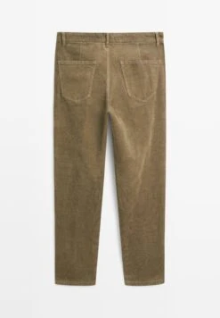 Massimo Dutti SLIM FIT CORDUROY - Slim Fit Jeans - Khaki -Massimo Dutti Shop 6e2139760f8b4d0884342b13a51579ca
