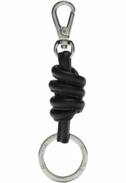 Massimo Dutti With Knot Detail - Keyring - Black