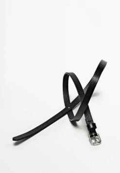 Massimo Dutti WITH SQUARE BUCKLE - Belt - Black -Massimo Dutti Shop 6e6697799a354aa5bc7f70ca57856a5c
