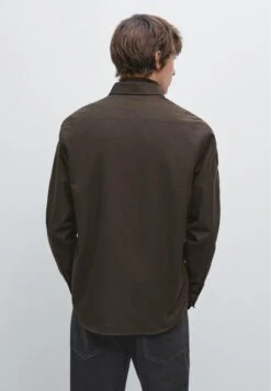 Massimo Dutti REGULAR FIT - Shirt - Dark Brown -Massimo Dutti Shop 6e7160222f4b4483a9620510cb2bce87