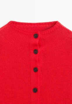 Massimo Dutti MOCK TURTLENECK WITH BUTTONS - Cardigan - Red 19 Massimo Dutti MOCK TURTLENECK WITH BUTTONS - Cardigan - Red -Massimo Dutti Shop 6e76cb0d52a0495690e67d8dd478650d