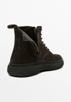 Massimo Dutti SPLIT - Lace-up Ankle Boots - Dark Brown -Massimo Dutti Shop 6eb76417a17743828d37958e22e1ff91