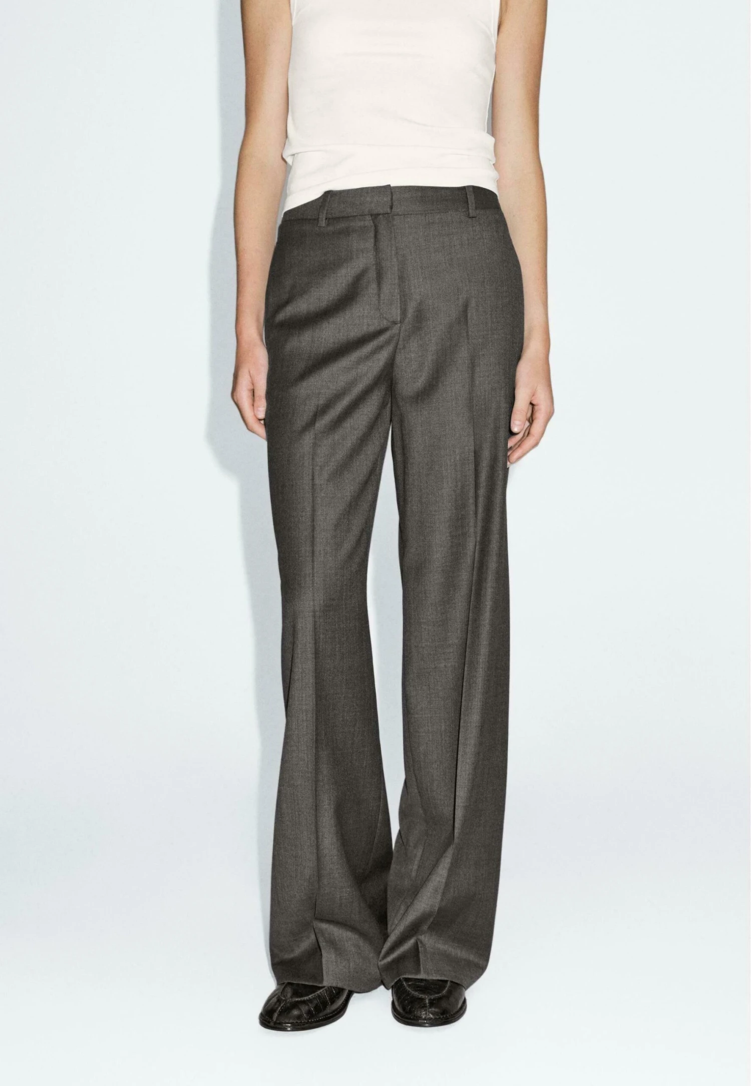 Massimo Dutti WIDE-LEG - Trousers - Brown 3 Massimo Dutti WIDE-LEG - Trousers - Brown