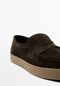 Massimo Dutti PENNY - Slip-ons - Dark Brown -Massimo Dutti Shop 6edd98c9a9204aee9445f15c71f61bba