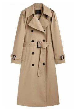 Massimo Dutti Volume With Belt- Trenchcoat - Beige -Massimo Dutti Shop 6f0289ea8c6d48838d63d64750624a45