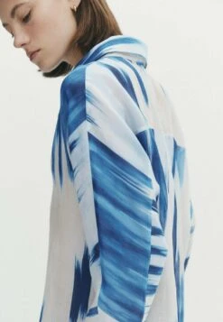 Massimo Dutti MidiWith Ikat Print - Shirt Dress -Massimo Dutti Shop 6f0de01a58904496a1c689195e8b9086