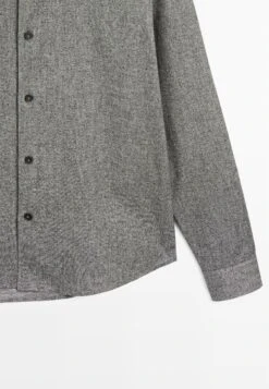 Massimo Dutti REGULAR FIT OXFORD - Shirt - Grey -Massimo Dutti Shop 6f101653a0ef45189a9e6b668a312141