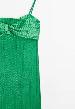 Massimo Dutti Studio - Pleated With Ruffled Neckline - Cocktail Dress / Party Dress -Massimo Dutti Shop 6f21dc4018a947b98f6fb57dba74f8e9