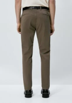 Massimo Dutti Tapered Fit Blend - Chinos - Ochre -Massimo Dutti Shop 6f26ad97ee274c399667945f5dc491a9
