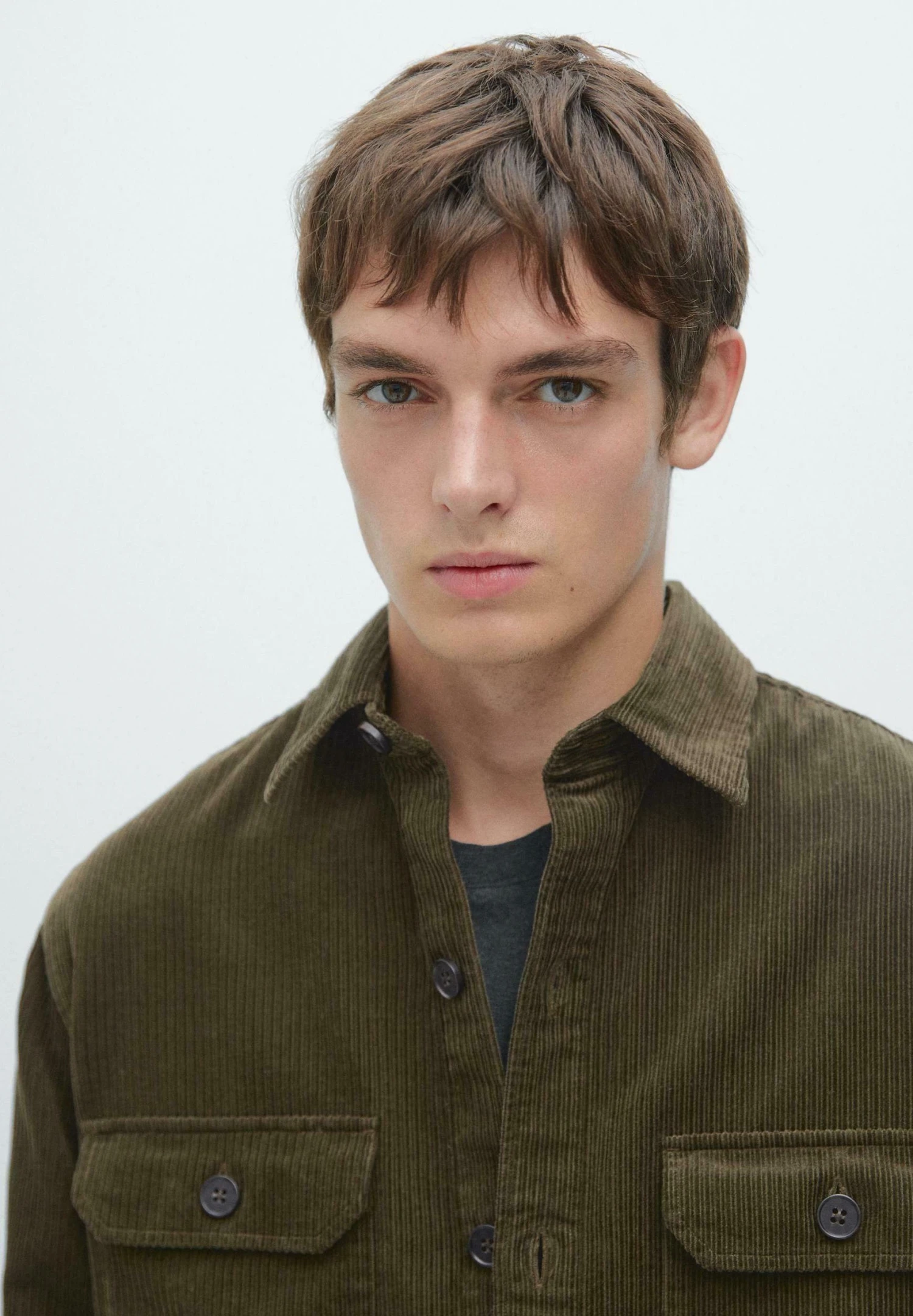 Massimo Dutti WITH POCKETS - Summer Jacket - Mottled Dark Green 6 Massimo Dutti WITH POCKETS - Summer Jacket - Mottled Dark Green - Image 4