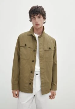 Massimo Dutti With Pockets- Summer Jacket - Brown