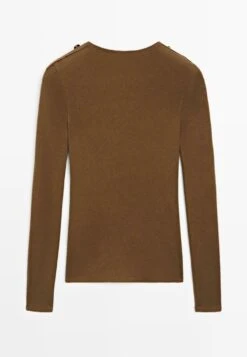 Massimo Dutti KNITWITH SHOULDER DETAIL - Jumper - Brown 19 Massimo Dutti KNITWITH SHOULDER DETAIL - Jumper - Brown -Massimo Dutti Shop 6f567b4a7b4546eab38fac583423f58a