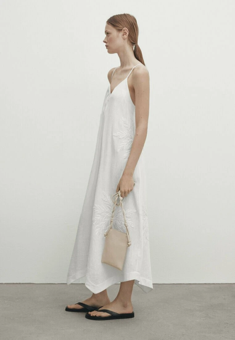 Massimo Dutti StrappyWith Embroidery - Day Dress 7 Massimo Dutti StrappyWith Embroidery - Day Dress - Image 5