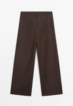 Massimo Dutti RELAXED FIT - Trousers - Purple -Massimo Dutti Shop 6f8bc9d159ff49c3b3570b3559f43fe8