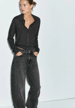 Massimo Dutti Relaxed Fit Jeans - Dark Grey -Massimo Dutti Shop 6ff608c652294431b4fc4472d56a4f11