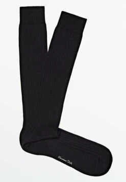 Massimo Dutti Plain Scottish - Socks - Dark Blue -Massimo Dutti Shop 6ffeb77e93b84984b7422e6b59e00f23