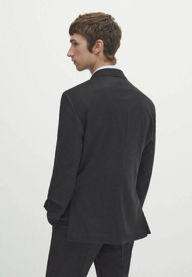 Massimo Dutti Blazer Jacket - Dark Grey 5 Massimo Dutti Blazer Jacket - Dark Grey - Image 3