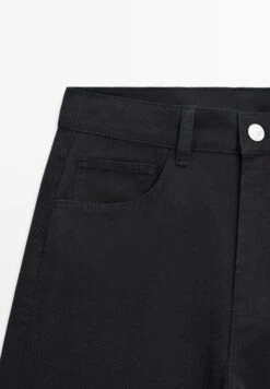 Massimo Dutti MID-WAIST STRAIGHT-LEG - Trousers - Dark Blue -Massimo Dutti Shop 70814b8c337c4229a5e7fd98bfa90a07