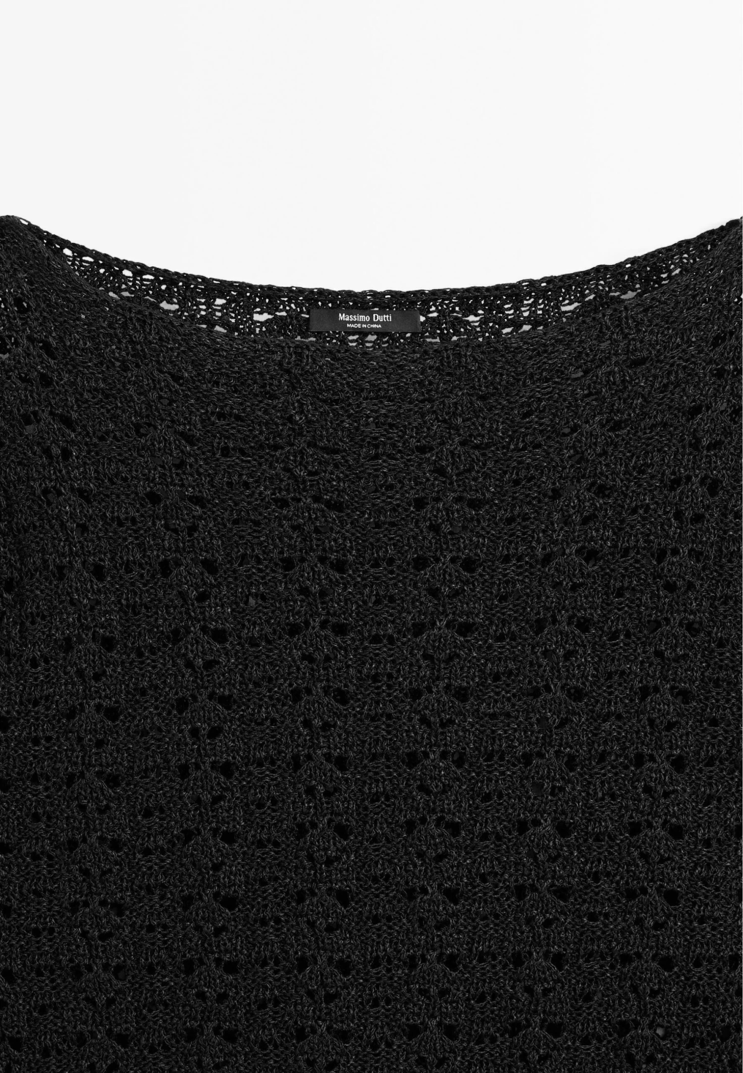 Massimo Dutti LONG FLARED SLEEVES - Jumper - Black 7 Massimo Dutti LONG FLARED SLEEVES - Jumper - Black - Image 5
