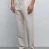Massimo Dutti JOGGERS - Trousers - Beige -Massimo Dutti Shop 70a462da34ea43f09a5df7053edc85a7
