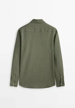 Massimo Dutti With Pockets - Shirt - Green -Massimo Dutti Shop 70bb575870e9451a82feb039b1d951ed