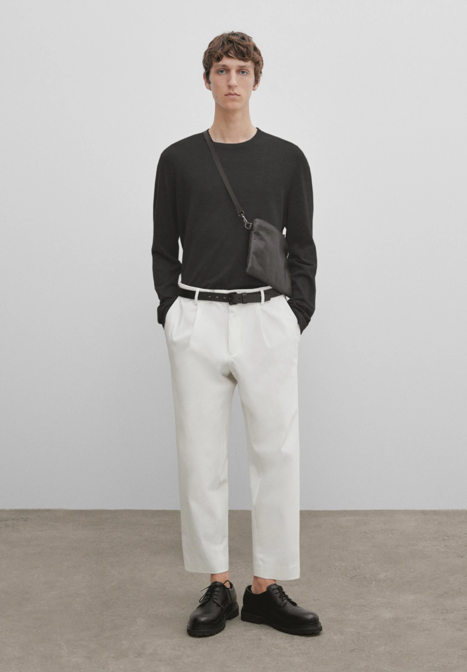 Massimo Dutti Studio - Long Sleeved Top - Black 4 Massimo Dutti Studio - Long Sleeved Top - Black - Image 2