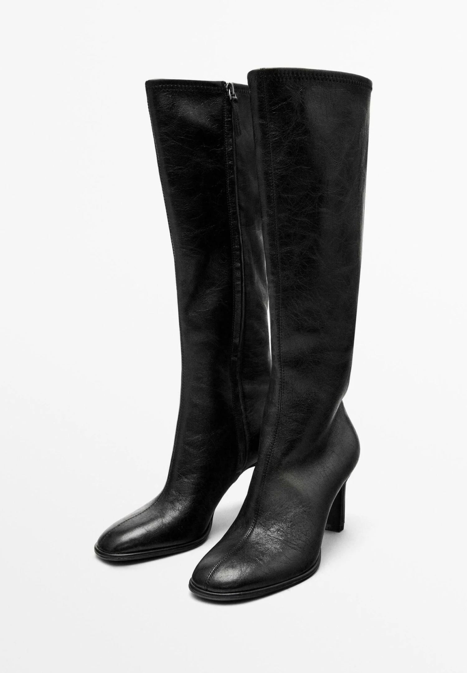Massimo Dutti WITH ELASTIC GORES ON THE LEG - Boots - Black 4 Massimo Dutti WITH ELASTIC GORES ON THE LEG - Boots - Black - Image 2