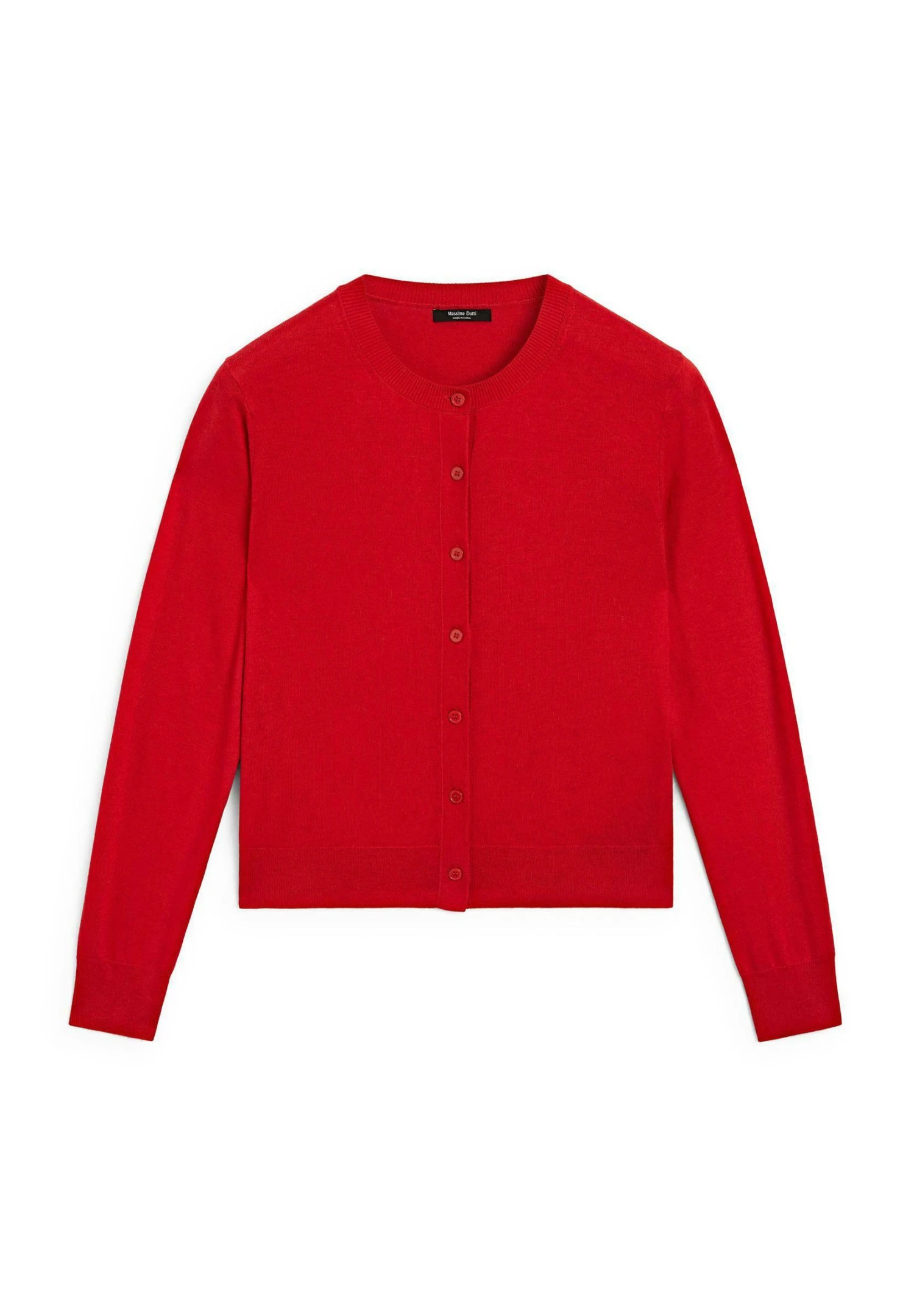 Massimo Dutti BUTTONED WITH CREW NECK - Cardigan - Grey 15 Massimo Dutti BUTTONED WITH CREW NECK - Cardigan - Grey - Image 13