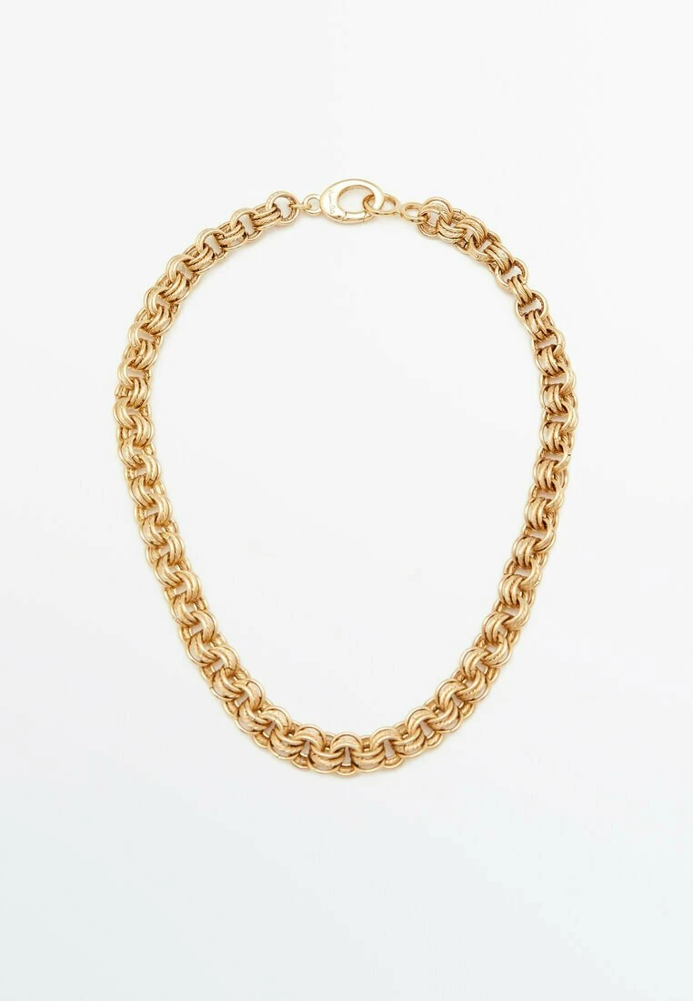 Massimo Dutti Plated Multi-Strand - Necklace - Gold Coloured 4 Massimo Dutti Plated Multi-Strand - Necklace - Gold Coloured - Image 2