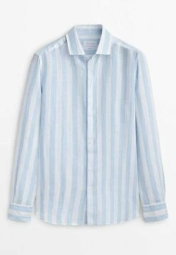 Massimo Dutti Striped - Shirt - Light Blue 20 Massimo Dutti Striped - Shirt - Light Blue -Massimo Dutti Shop 71d562d17dee4681bd92598048ea208e