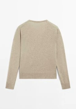 Massimo Dutti LONG SLEEVES WITH V-NECK - Jumper - Sand 25 Massimo Dutti LONG SLEEVES WITH V-NECK - Jumper - Sand -Massimo Dutti Shop 71e59907953841d48424dd8f83d408ef