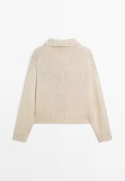 Massimo Dutti HORN BUTTONS - Cardigan - Light Brown -Massimo Dutti Shop 720dd58c250e4fd898813d62a249723e