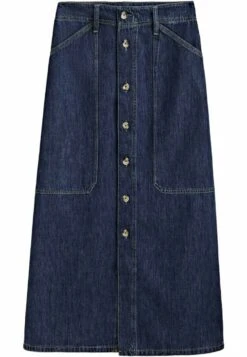 Massimo Dutti Carpenter Midi With Buttons - A-Line Skirt - Dark Blue 16 Massimo Dutti Carpenter Midi With Buttons - A-Line Skirt - Dark Blue -Massimo Dutti Shop 721493c875e5495b9b11b7193ed3fb2e