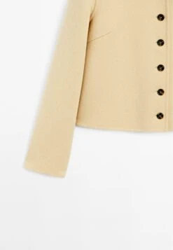 Massimo Dutti SHORT - Short Coat - Beige -Massimo Dutti Shop 72235b13582343eab3aff2d560cfa02d