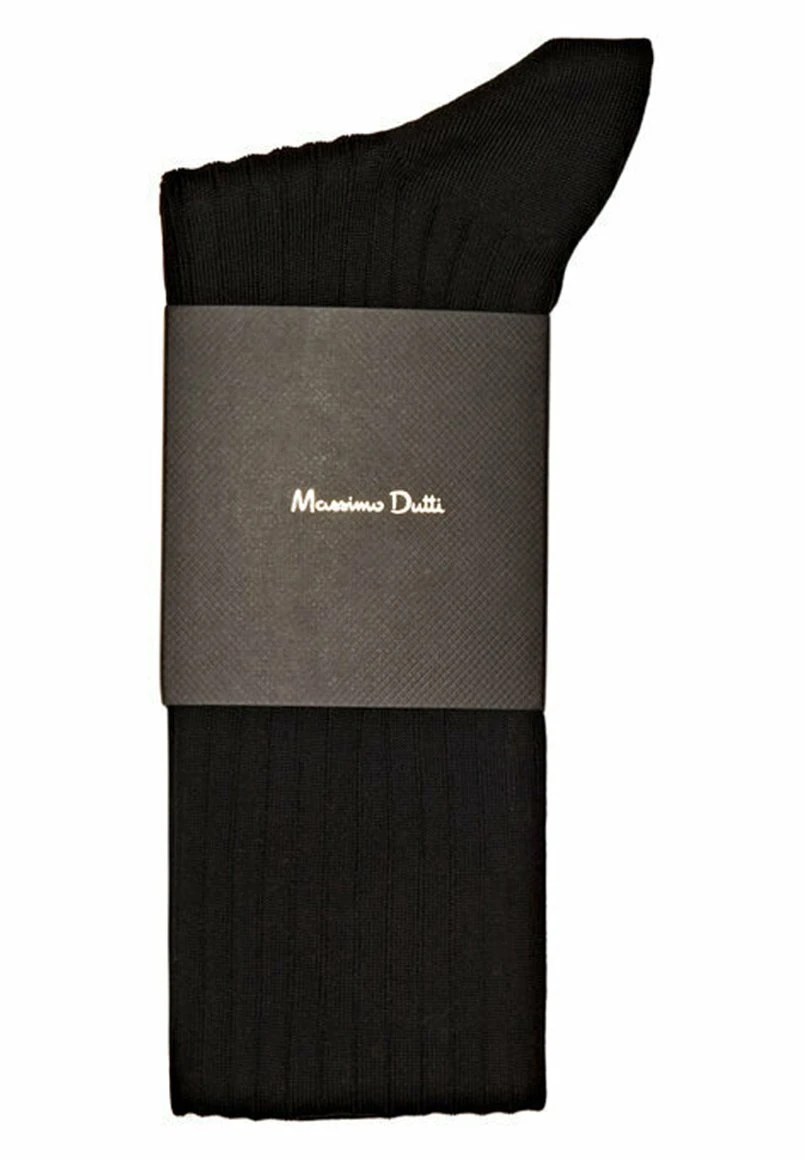 Massimo Dutti Plain Scottish - Socks - Black 5 Massimo Dutti Plain Scottish - Socks - Black - Image 3