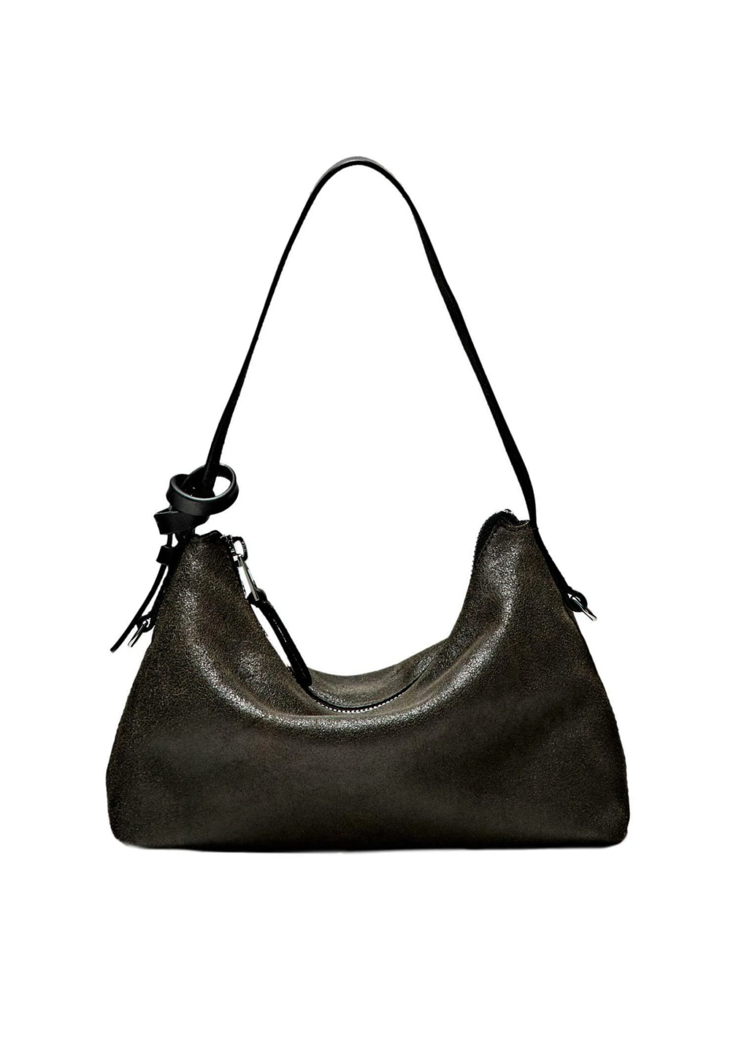 Massimo Dutti Handbag - Mottled Dark Green 3 Massimo Dutti Handbag - Mottled Dark Green